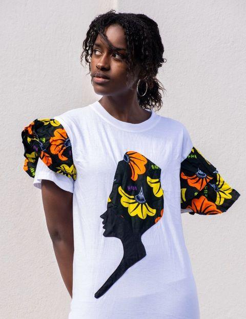 Tee shirt en coton femme - look'afrik paris